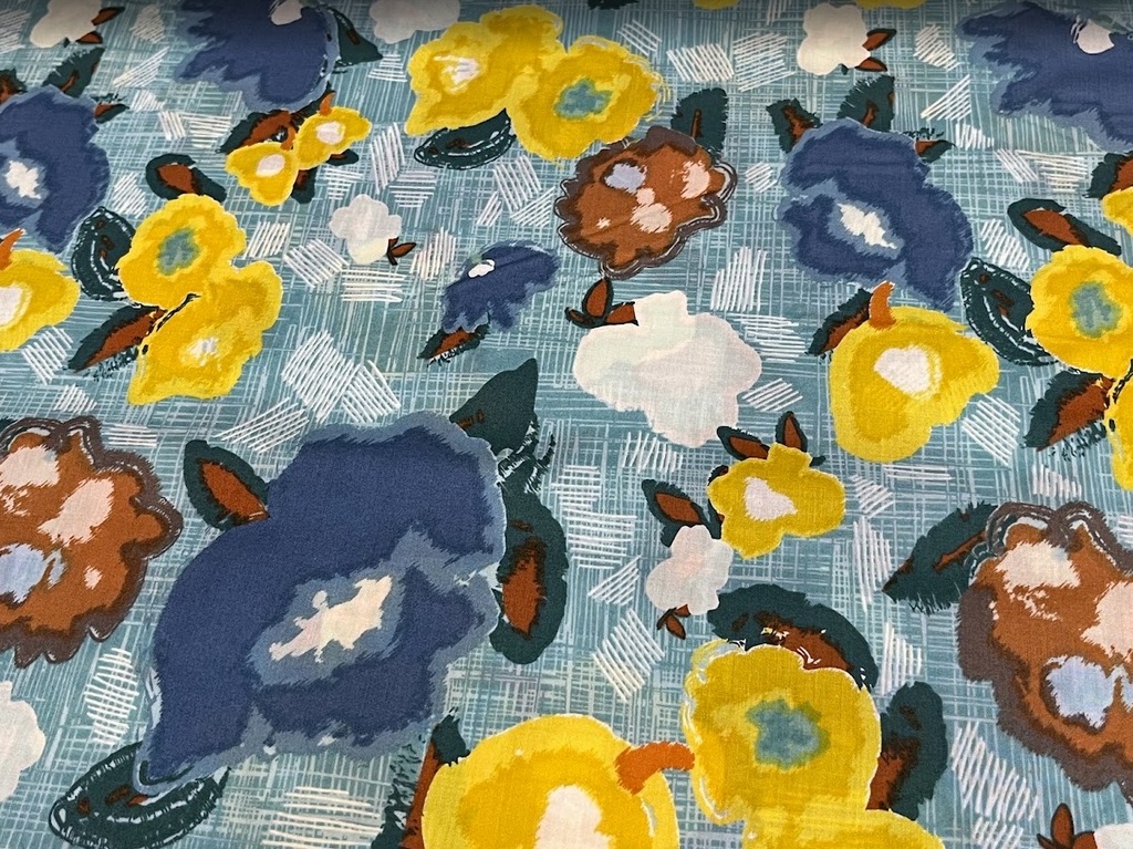 Ad Lib Blooms, Floral Cotton Voile, Pat Bravo, Art Gallery Fabrics