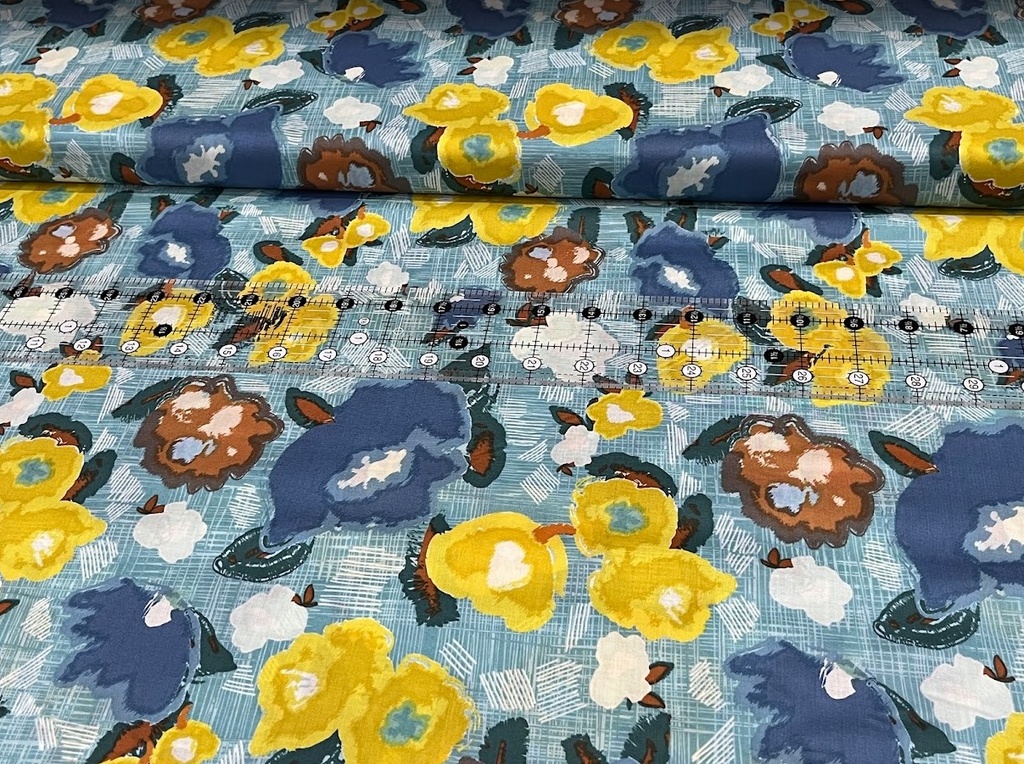 Ad Lib Blooms, Floral Cotton Voile, Pat Bravo, Art Gallery Fabrics