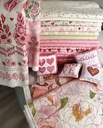 Peonies Large Floral Watercolor, Darling Peony Cotton Candy, Robin Pickens, Moda Fabrics
