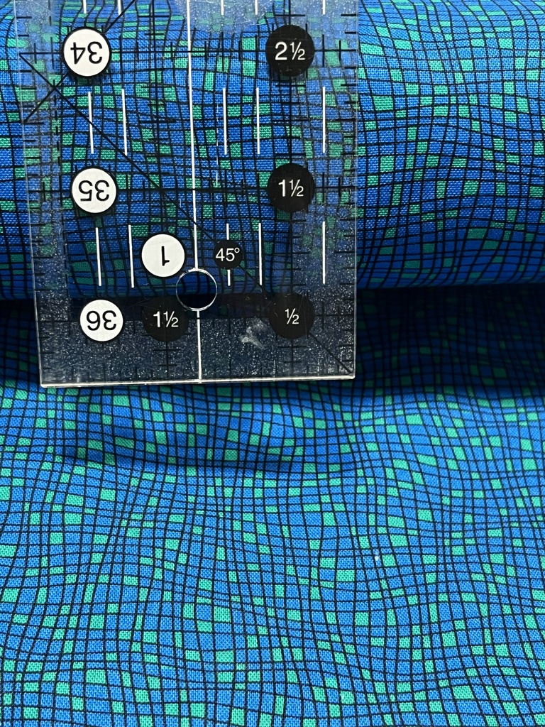 Teensy Checks Blue, Cheeto's World, Kimberly Einmo, Benartex