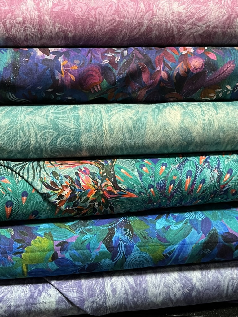 Light Plum Affinity Shadows, Danielle Duer, Benartex Fabrics