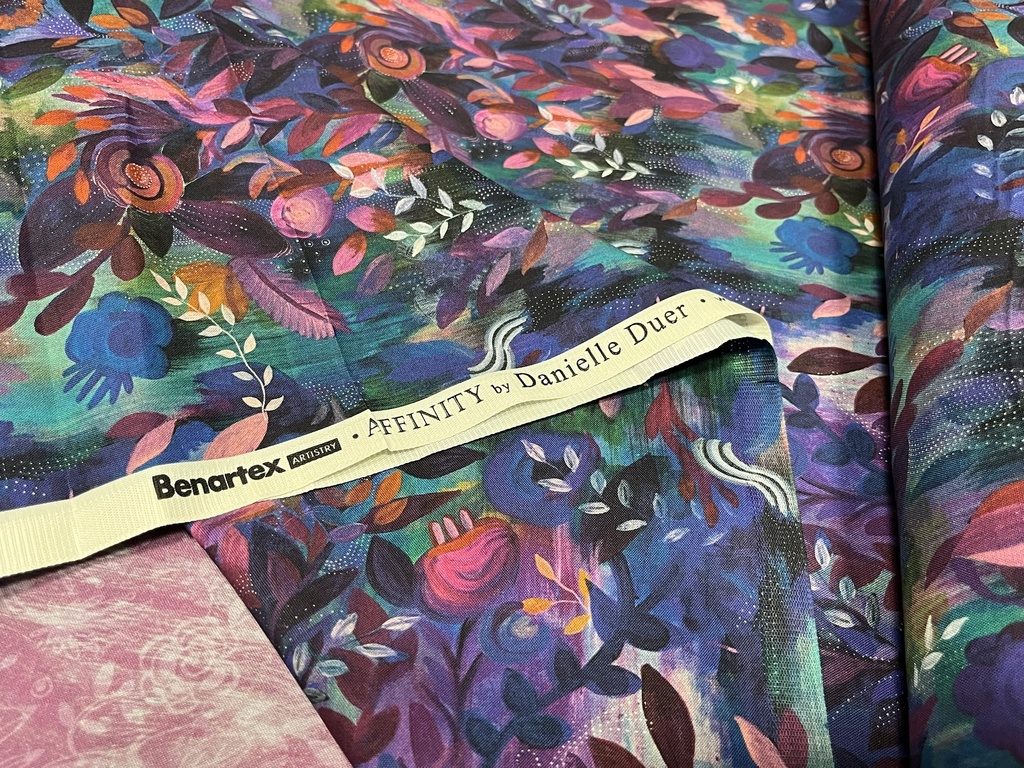 Lush Plum, Affinity by Danielle Duer, Benartex Fabrics