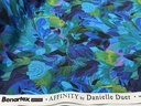 Turquoise Exotica, Affinity by Danielle Duer, Benartex Fabrics