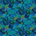 Turquoise Exotica, Affinity by Danielle Duer, Benartex Fabrics