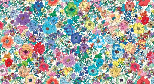 [33820 11] Florals Watercolor, Gradients Euphoria Rainbow, Moda Fabrics