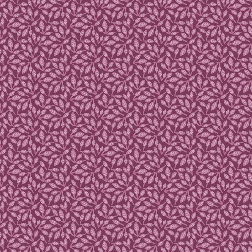 [13339-65 - PLUM RED] Stems N Leaves, Plum Red, Kelly Rae Roberts, Inspired Heart, Benartex Fabrics