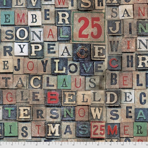 [PWTH158-MULTI] Tim Holtz, Christmas Blocks, PWTH158, FreeSpirit