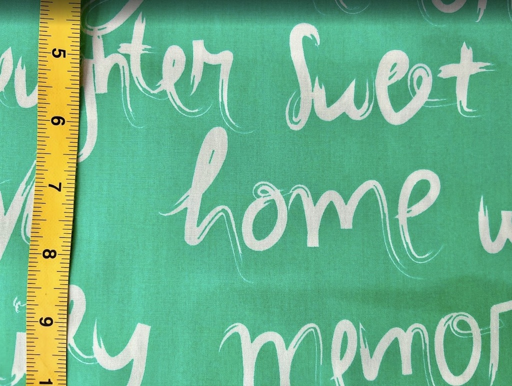 To Live By Joyful, Word Fabric, Caroline Hulse, Art Gallery Fabrics