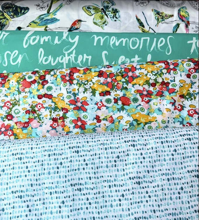 Flowered Medley, Small Floral Cotton, Katarina Roccella, Art Gallery Fabric