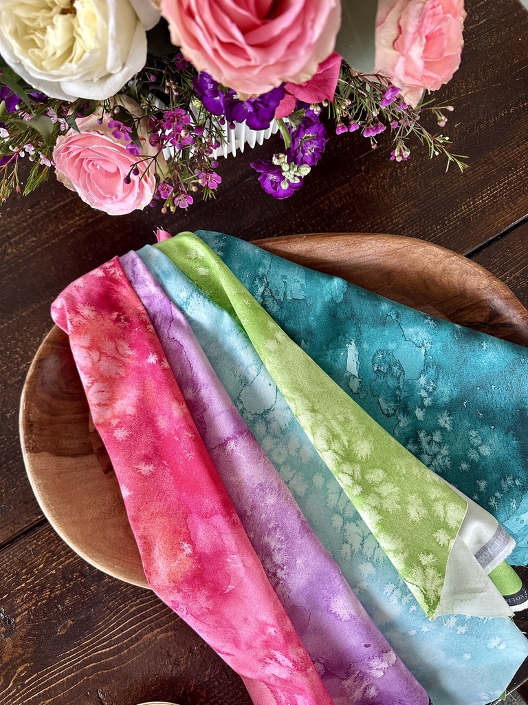 Soulstice Flow Turquoise, Create Joy Project, Moda Fabrics