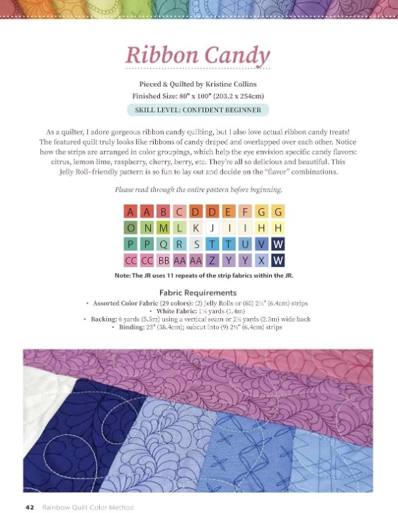 Rainbow Quilt Color Method, 15 Modern Patterns, by Sarah Thomas