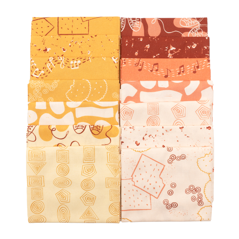 For My Boys Milo Fat Quarter Bundle 13 skus, Moda Fabrics