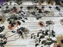 Sheet Music and Flowers, Classically Yours, Stof Fabrics, Blank Quilting