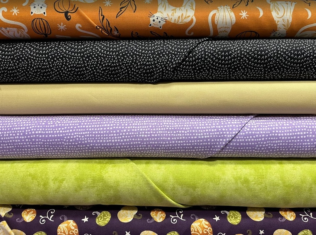Starry Night Fat Quarter Bundle, Cats Option 4