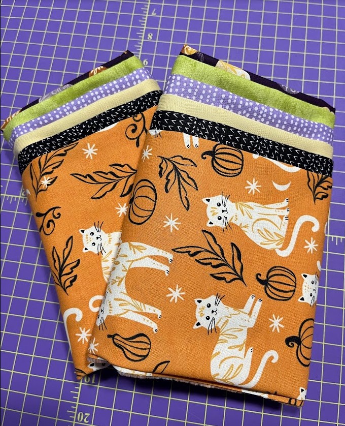 Starry Night Fat Quarter Bundle, Cats Option 4