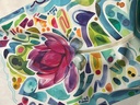 Radiant Bold Flowers Panel 36" x 44" Watercolor, Amarilys Henderson, Moda Fabrics (copy)