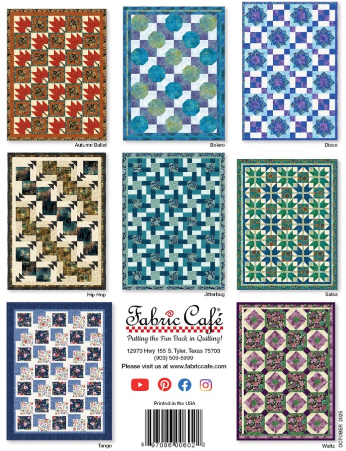 Step It Up With 5-Yard Quilts, Fabric Cafe