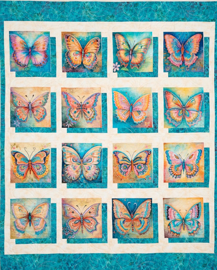 Panel Perfect 3-Yard Quilts, Fabric Cafe