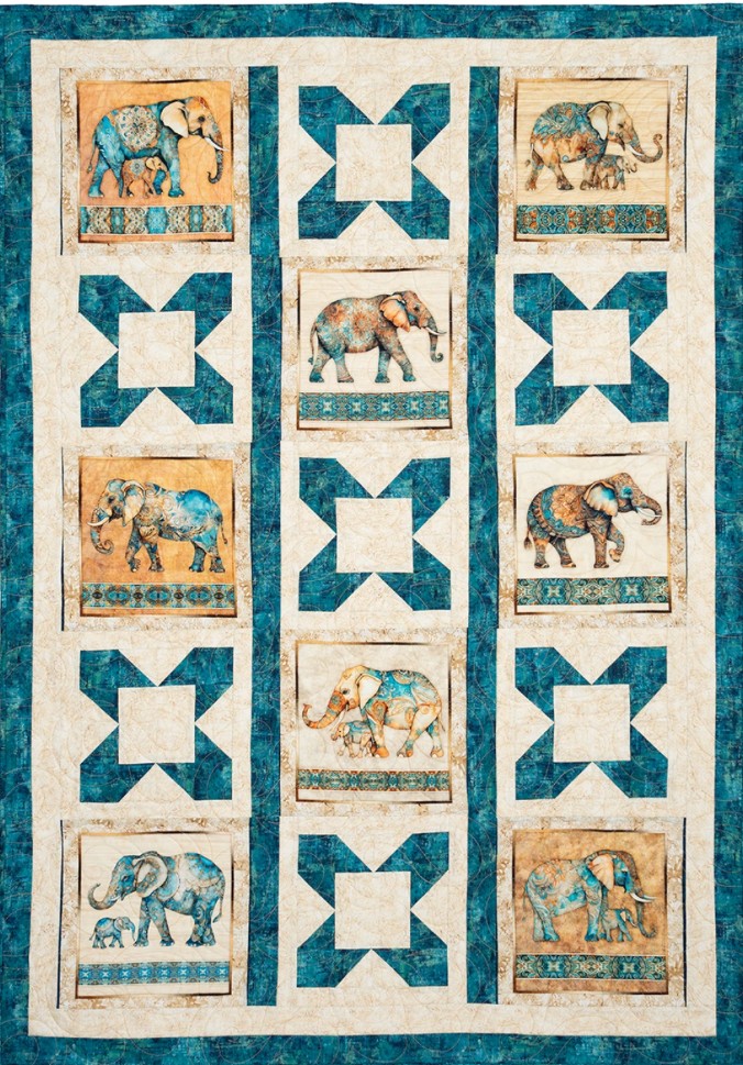 Panel Perfect 3-Yard Quilts, Fabric Cafe