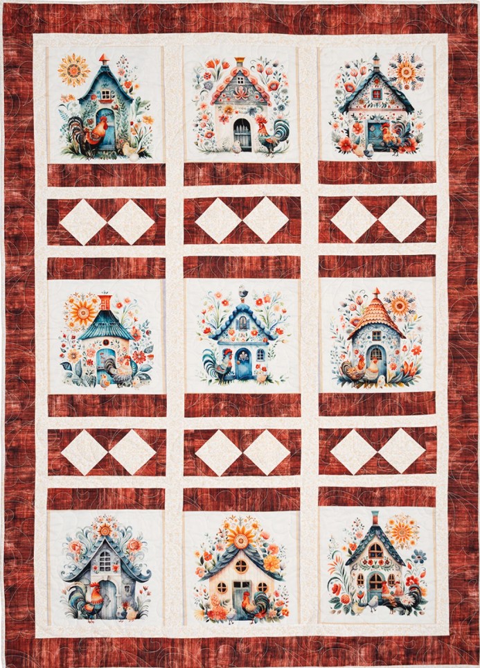 Panel Perfect 3-Yard Quilts, Fabric Cafe