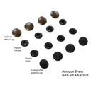 Tool-Free Snaps - Set of Four - Antique Brass, ByAnnie