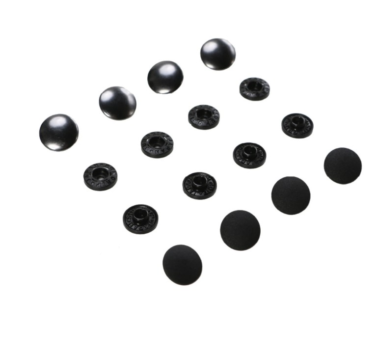 Tool-Free Snaps - Set of Four - Black Metal, byAnnie