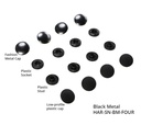 Tool-Free Snaps - Set of Four - Black Metal, byAnnie