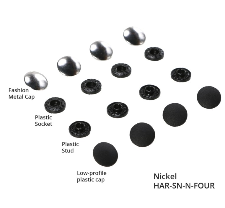 Tool-Free Snaps - Set of Four - Nickel, byAnnie