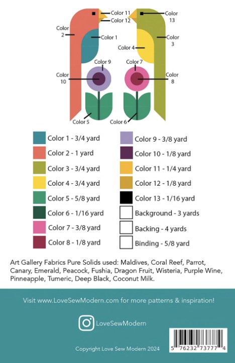 Apparrotly It's A Party Quilt Pattern by Love Sew Modern