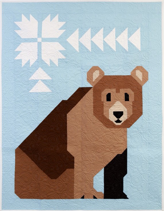 Bear-Wildered Quilt Pattern by Art East Quilting Co