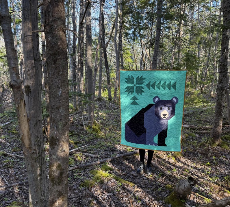 Bear-Wildered Quilt Pattern by Art East Quilting Co