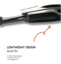 4.75" Midnight Edition Curved Blade Scissors, LDH Scissors