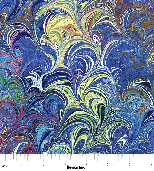 108in Wideback, Cosette Blender Blue/Multi, Benartex Fabrics