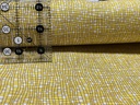 Teensy Checks Yellow, Cheeto's World, Benartex Fabrics
