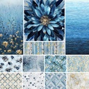 Flower Power Panel, Behind Blue Eyes, Funny Girl, StudioE Fabrics