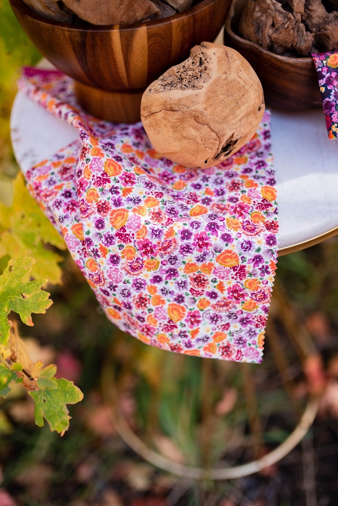 Autumn Daze Small Floral, Floribunda Violet, Create Joy Project, Moda Fabrics