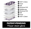 Jaipur Collection Premium Ironing Mat & Steam Glove Bundle Jaipur Purple