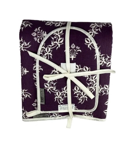 Jaipur Collection Premium Ironing Mat & Steam Glove Bundle Jaipur Purple