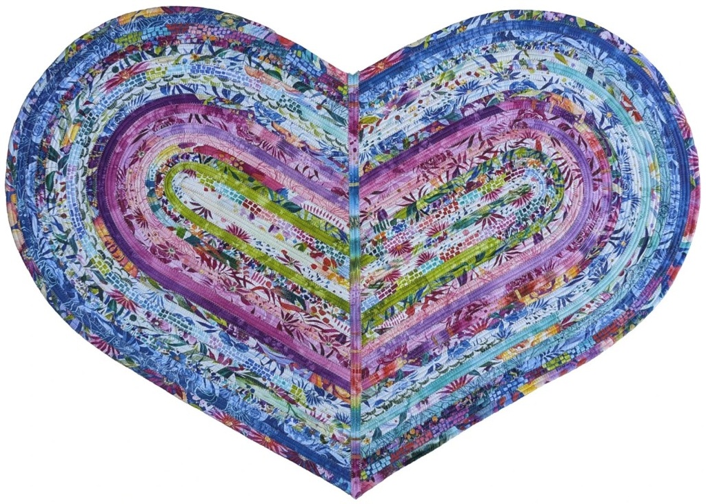 Jelly-Roll Love Rug, R.J. Designs