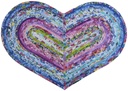 Jelly-Roll Love Rug, R.J. Designs