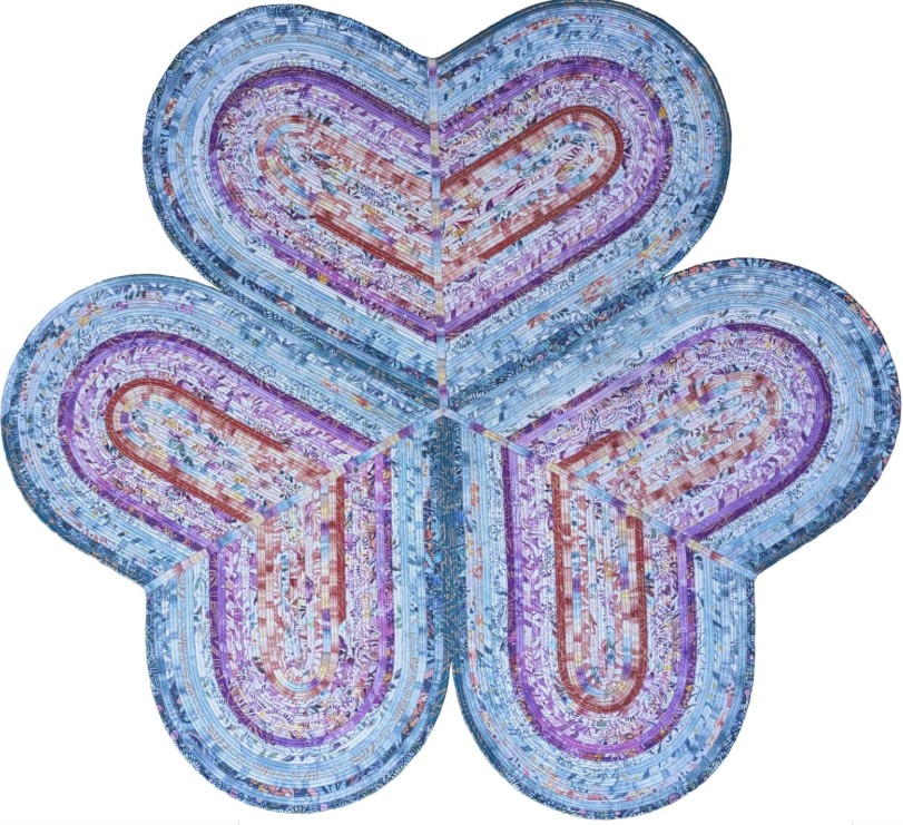 Jelly-Roll Love Rug, R.J. Designs