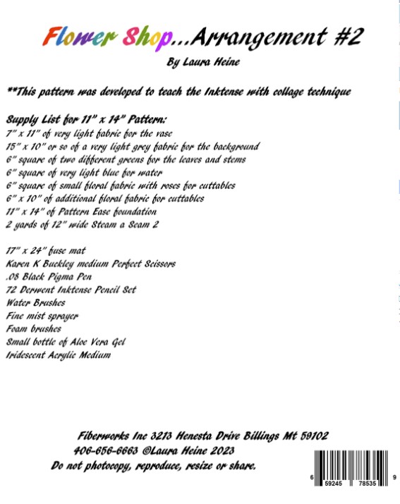 Flower Shop Arrangement #2, Collage Pattern, Laura Heine