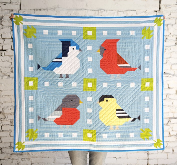 Quilting is 4 the Birds Quilt Pattern, Art East Quilting CO