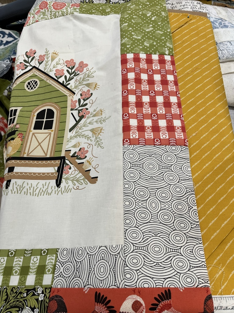 The Henhouse Panel Quilt Kit (includes pattern)