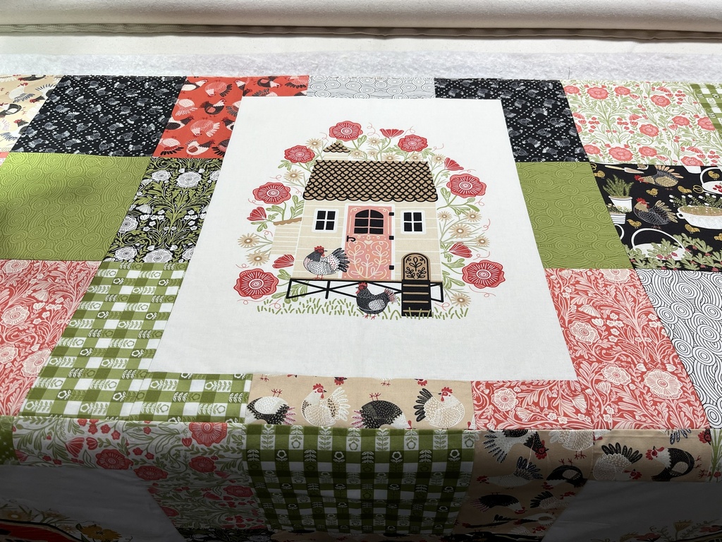 The Henhouse Panel Quilt Kit (includes pattern)