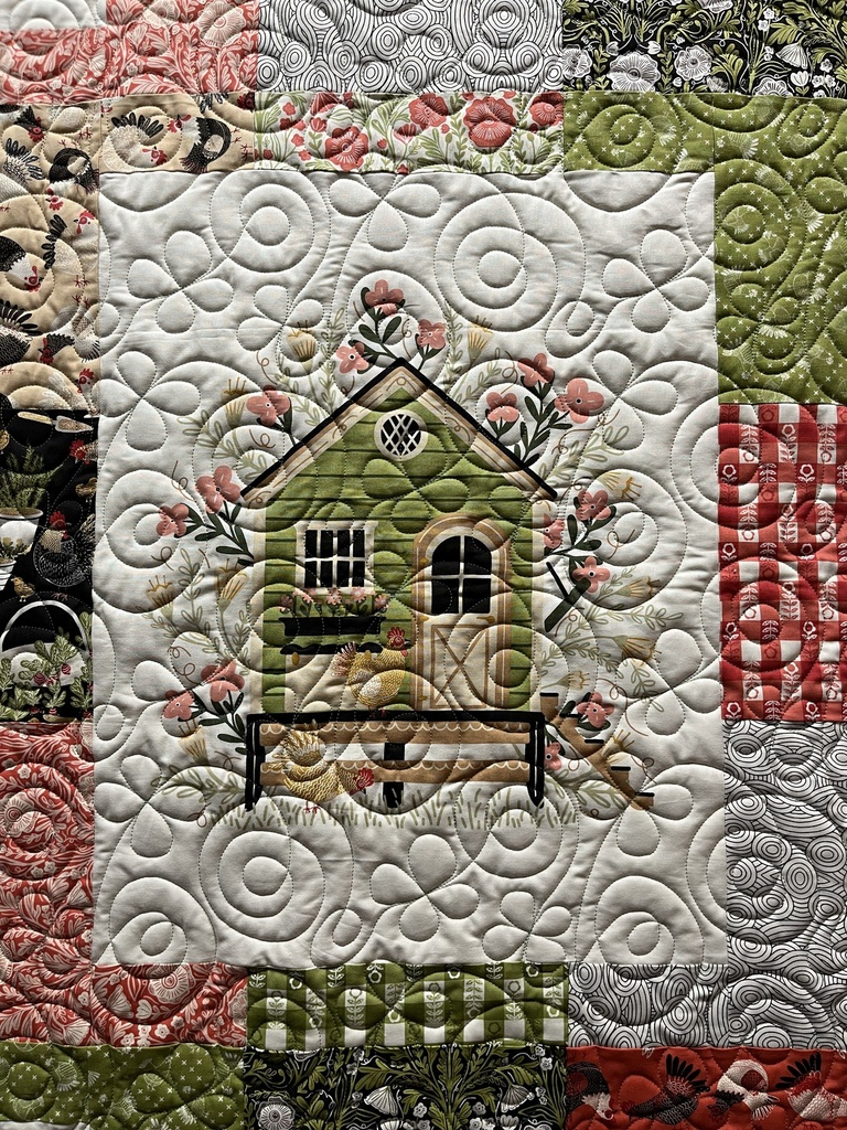 The Henhouse Panel Quilt Kit (includes pattern)