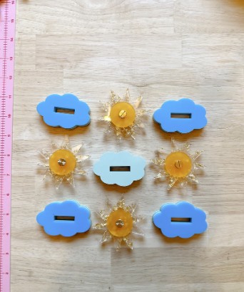 Sun and Clouds Thread Cutter, Feral Notions