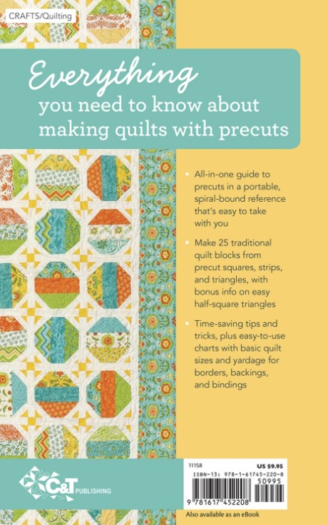 Quilters Precut Companion, Handy Reference Guide