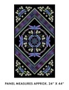 Dragonfly Wonder Panel Black/Plum