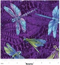Large Dragonfly Purple, Dragonfly Wonder, Ann Lauer, Benartex Fabrics